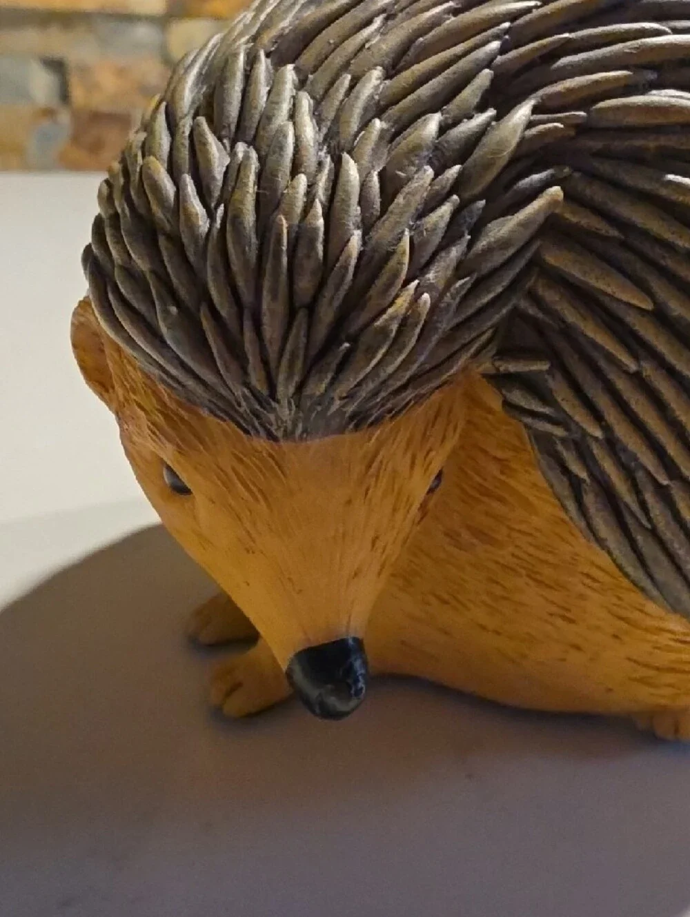PartyLite Brown Hedgehog Tea Light Candle Holder - Picture 10 of 13